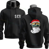 Men's Ski & Snowboard Graphic Hoodie for Fall and Winter