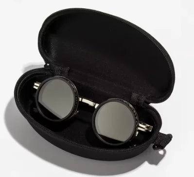 Unisex Retro Polarized Sunglasses – ND9 Rotating Filter