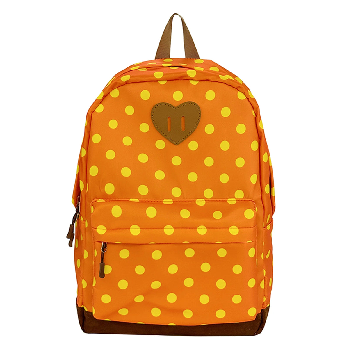 Women Nylon Polka Dot Cute Backpack Multiple Pockets Cute Playful Bookpack Travel Daypack Bag for Teens Girls College Commute