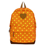 Women Nylon Polka Dot Cute Backpack Multiple Pockets Cute Playful Bookpack Travel Daypack Bag for Teens Girls College Commute