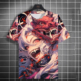 Men's Samurai Anime Graphic T-Shirt