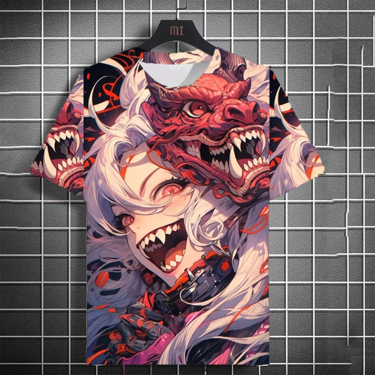 Men's Samurai Anime Graphic T-Shirt