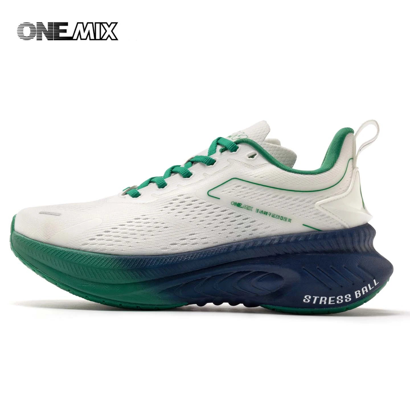ONEMIX Men Summer Breathable Running Shoes Lightweight Cool Athletic Sneakers Elastic Cushion Outdoor Jogging Daily Sports shoes
