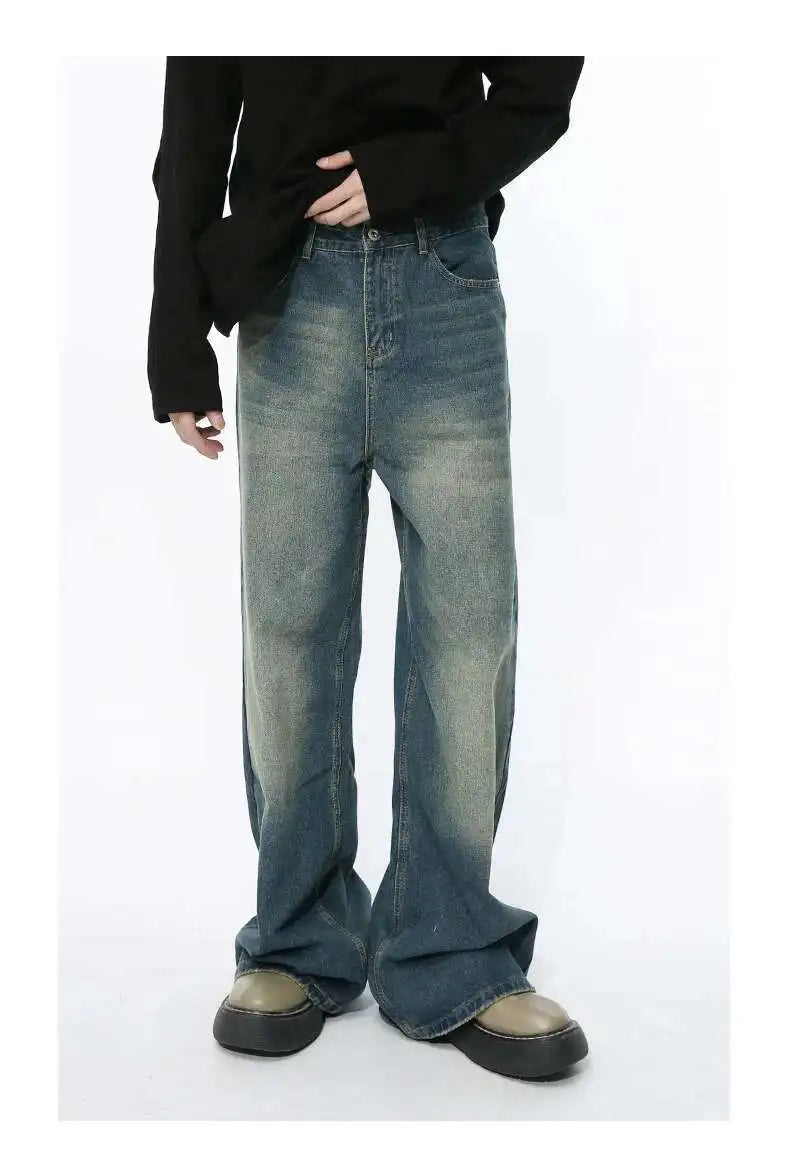 Men's Loose Straight-Leg Jeans