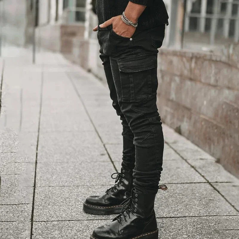 Men’s Slim Fit Cargo Jogger Jeans