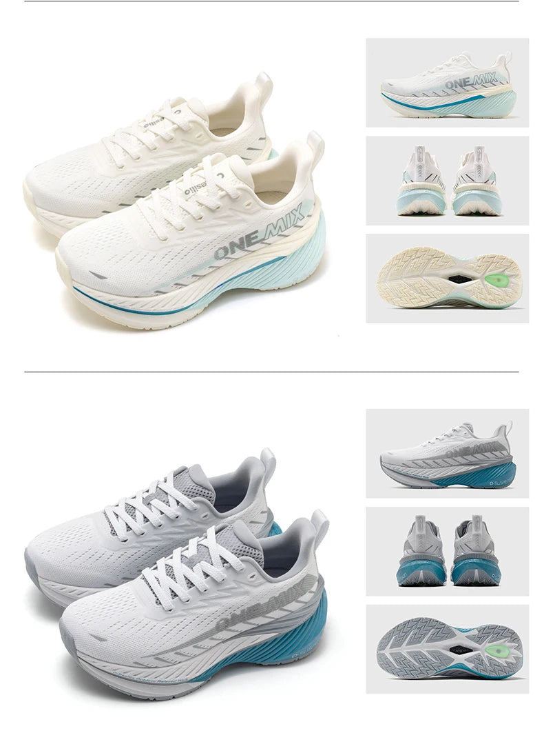 ONEMIX Trail Running Shoes for Men Elastic Lightweight Breathable Climb Mountains Women Sneakers Couple Fashion Outdoor Sneakers