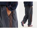Men's Colorblock Wide-Leg Pants