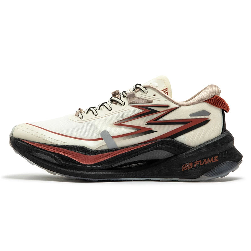 361 Degrees Flame 4x4 Men Running Shoes New Carbon Plate Racing Anti-slip Rebound  Wear-resistant Stable Male Sneakers 672442201