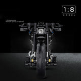 538PCS 1:8 Motorcycle Building Blocks Sets Racing Retro Motorbike Technical DIY Table Decor Toys Birthday Christmas Gifts