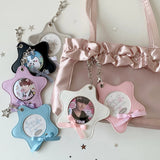 Y2K Korean Fashion Star Bag Pendant Cute Idol 3in Photo Storage Card Album Card Holder Women Decorative Accessories KeychainGift