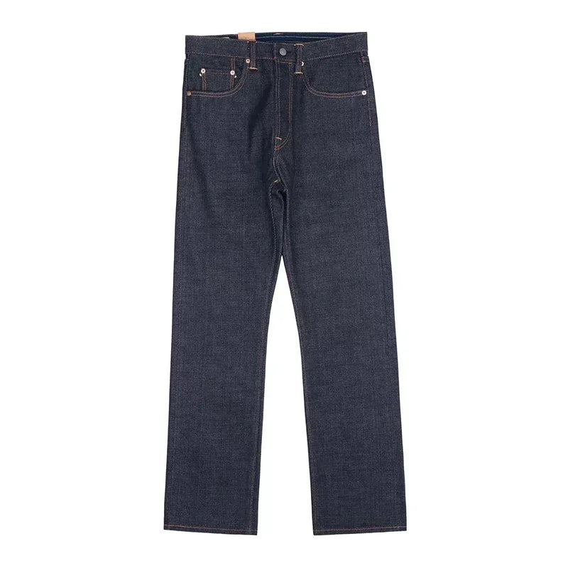 BOB DONG 22oz Heavyweight Selvage Denim Jeans Rigid Straight Fit Pants Lot N235