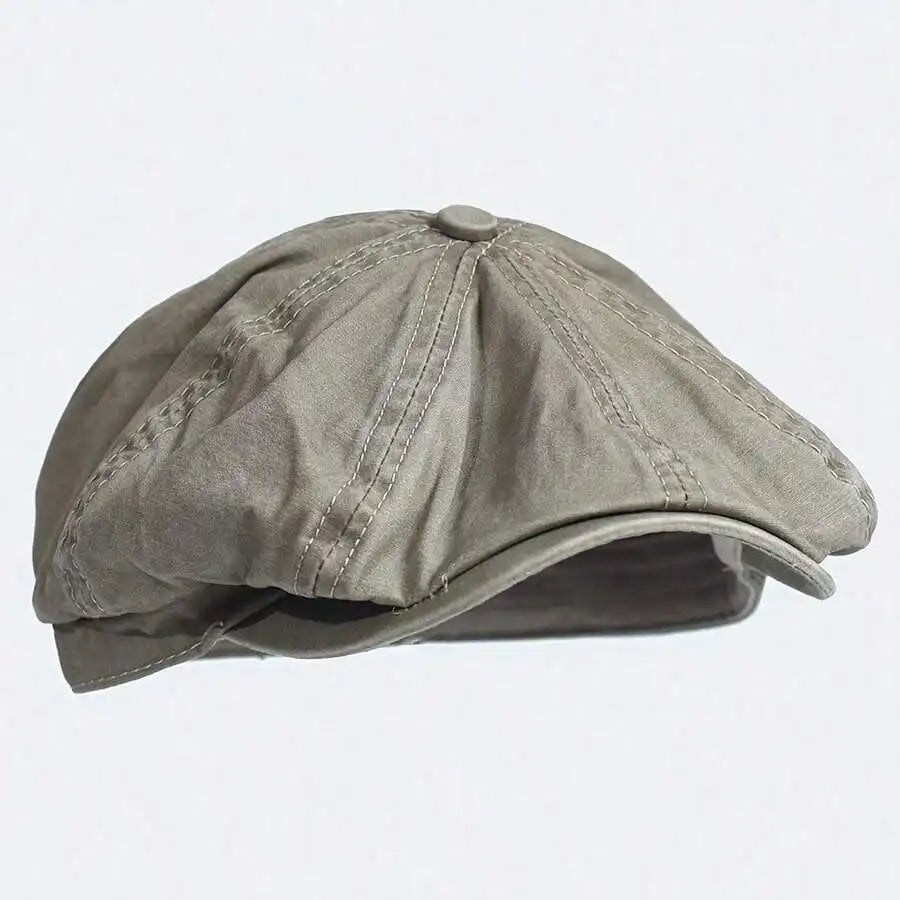 Vintage Newsboy Cap – Unisex Ivy League Cabbie Hat