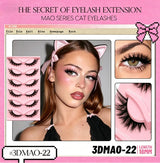 Optional 5Pairs 20Pairs Russian Strip Lashes 3D Mink Lashes Natural Dramatic Style Household Salon Eyelash Supply