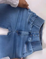 Women's High Waist Slim Boyfriend Jeans