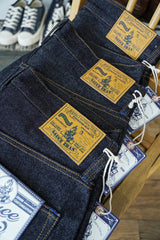 Sauce Zhan SZ6601-10OZ Men Jeans Selvedge Sanforized Denim Jeans Summer Indigo Jeans for Man Regular Fit Straight Leg 10 Oz