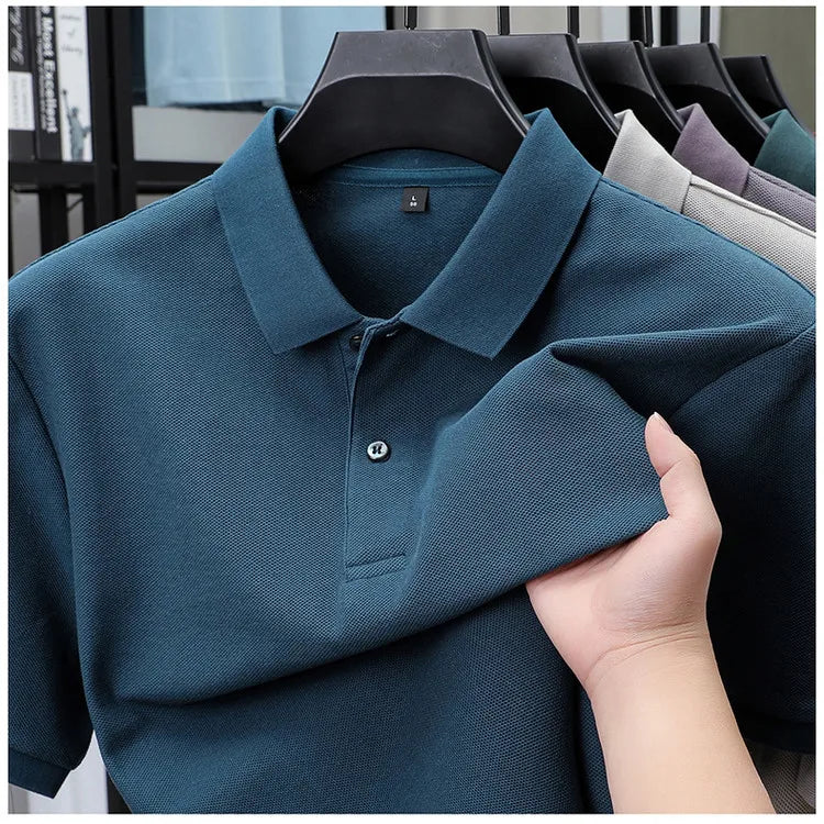 Men's Premium Cotton Polo Shirt – 19 Colors