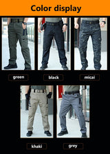 Men’s Waterproof Tactical Cargo Pants – Multi-Pocket Outdoor Work Trousers