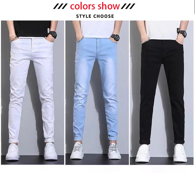 Men's Slim Fit Skinny Stretch Denim Jeans