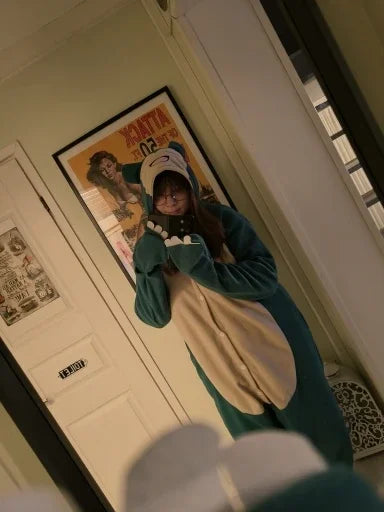 Greninja Kigurumi Onesie Mewtwo Snorlax Gengar Cosplay Halloween Costume Adult Anime Axolotl  Eevee Cow Pajamas Pijama