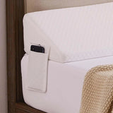 Bed Wedge Pillow-Adjustable 0-7" Gap Filler for Headboard & Mattress/Wall, Backrest, Bed Pillows for Snoring, Spinal Alignment