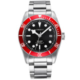 CORGEUT Japan Movement Biwan Snowflake Business Luxury Men Watches Sapphire Glass Automatic Mechanical Diving Date Watch for Man