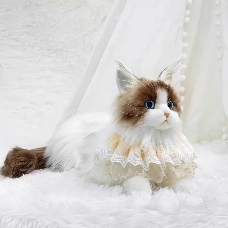 Lifelike Ragdoll Cat Plush Doll — Soft Cuddle Companion