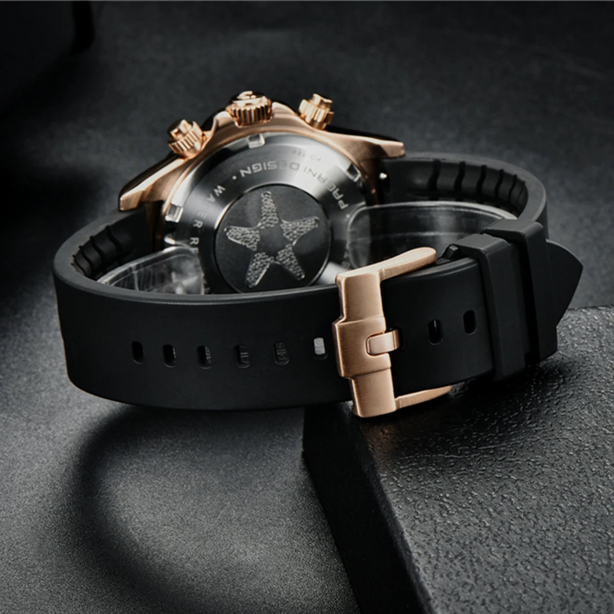 V2 PAGANI DESIGN 40MM Men's Quartz Watch Luxury Sapphire Stainless Steel 100m Waterproof Multi functional Men's Timing Watch