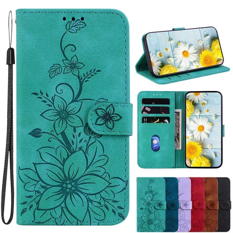 Motorola Moto Magnetic Faux Leather Wallet Phone Case