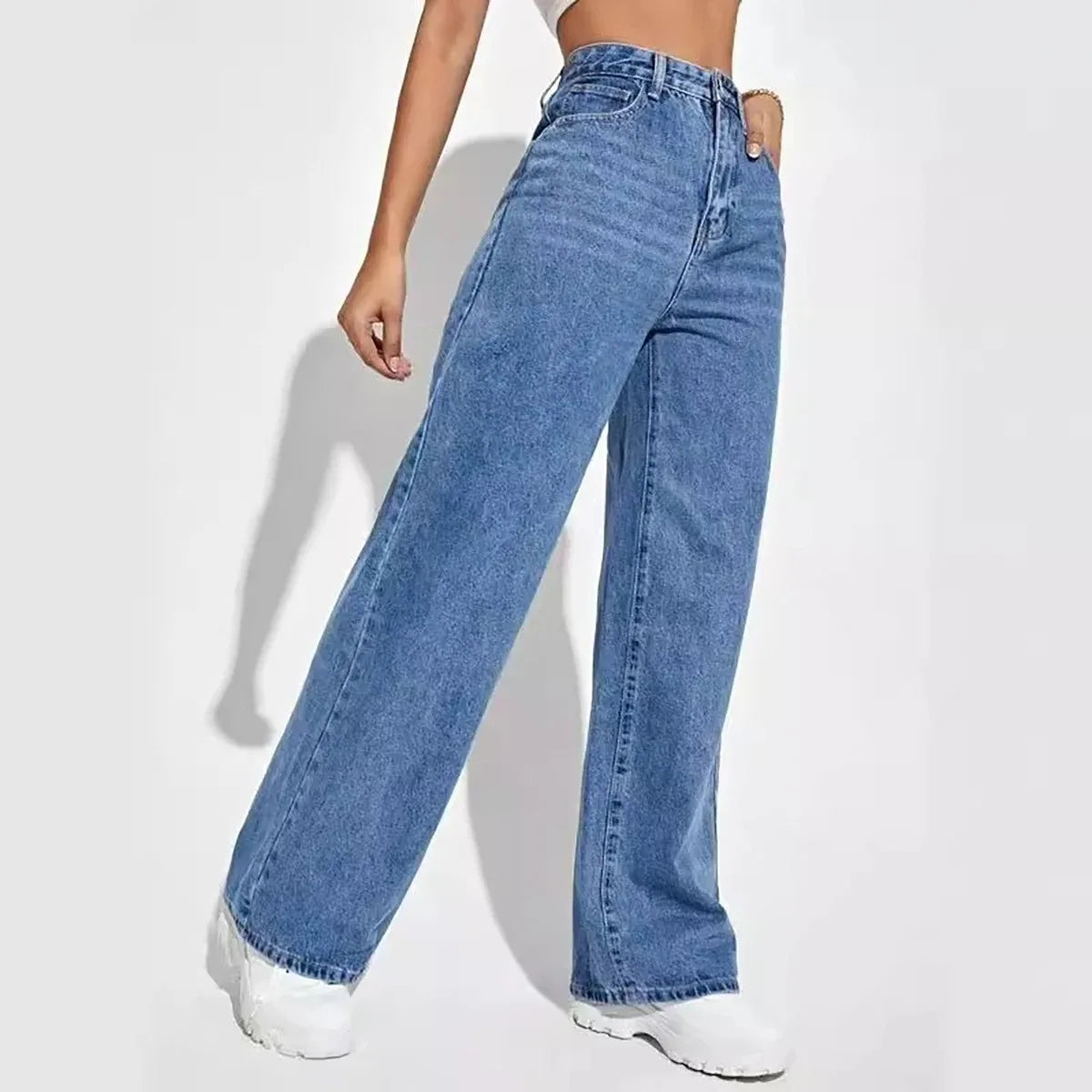 Y2K High-Street Baggy Straight Jeans