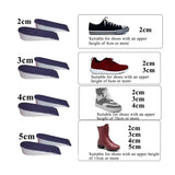 Height Increase Half Shoe Insoles Heel Insert Sport Cushion EVA Memory Foam Heel Lifting 2/3/4/5CM Taller Invisible Heighten Pad