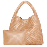 Hand-Woven Leather Tote & Shopper