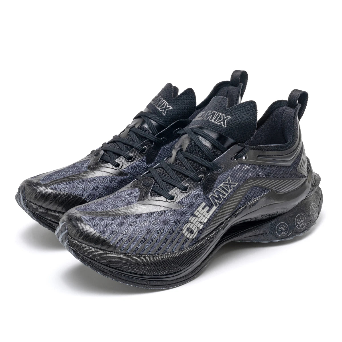 ONEMIX New Carbon Plate Marathon Running Shoes for Men Anti-slip Ultra-light Rebound Athletic Sport Professional Shoes Sneakers