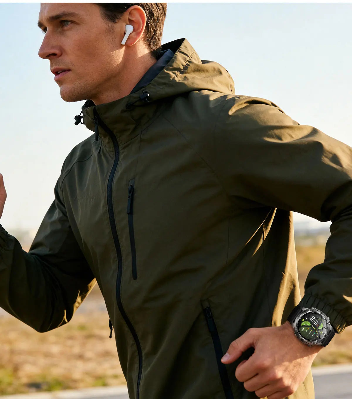 GUHUAVMI TANK Y102 – Military GPS Smart Watch for Men