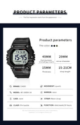 Casio Men’s Sport Digital Watch | 100M Water Resistant & Multi-Time Zone | AE-1600H-1A