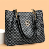Women's Vintage Letter Tote Shoulder Bag