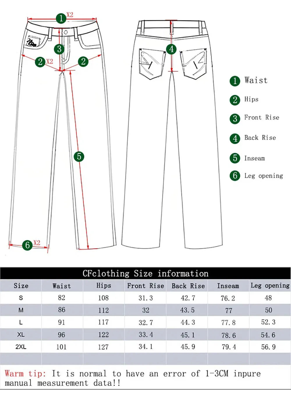 Unisex Baggy Wide-Leg Denim Jeans