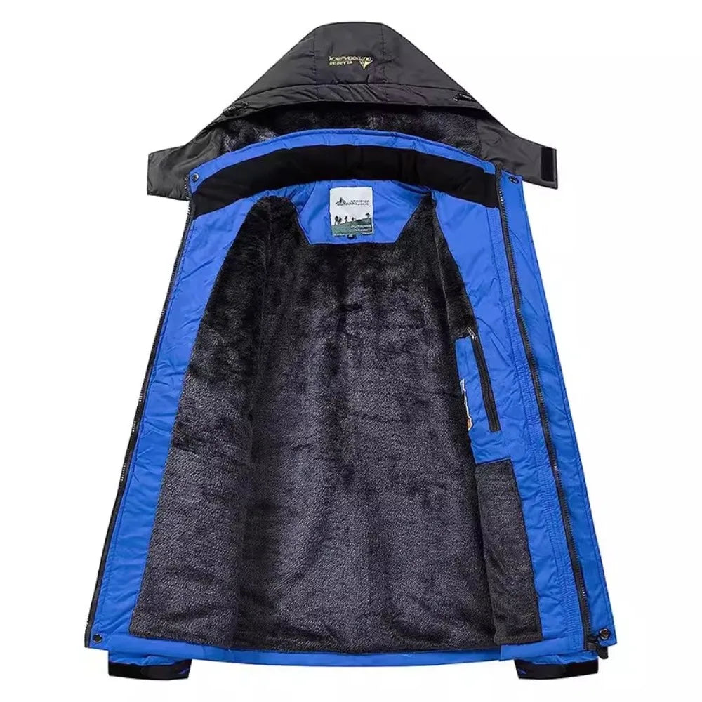 Men's Fleece-Lined Winter Parka | Waterproof Outdoor Jacket