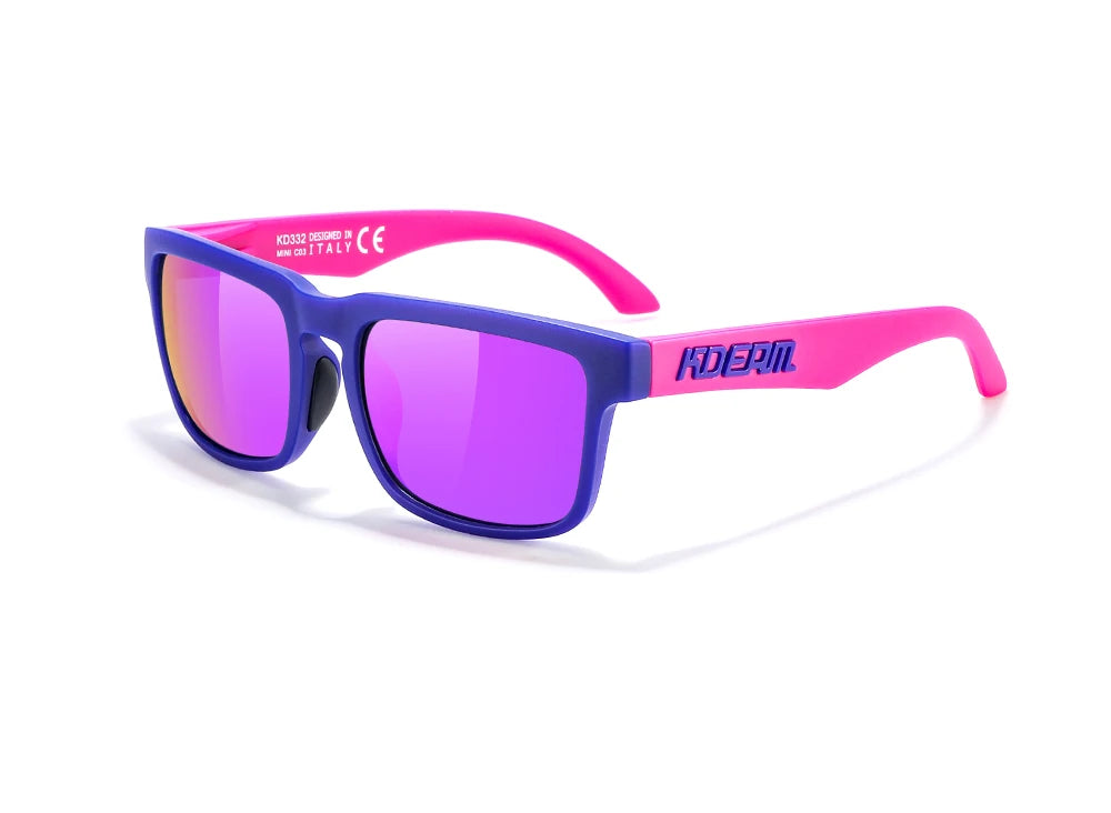 KDEAM For Young Age Small Size Polarized Sunglasses Reduce Glare and Enhance Clarity for Outdoor Sport Youthful Sun Glasses TR90