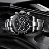 PAGANI DESIGN 2026 New Sports Chronograph Top waterproof Luxury Quartz Watch For Men Sapphire crystal Automatic Date Wrist watch