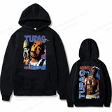 Tupac 2Pac Graphic Fleece Hoodie for Men