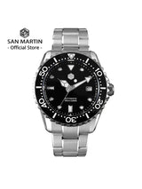 San Martin New 40-44mm Luxury Men's Diver Watch Classic High Quality NH35 YN55 Automatic Mechanical Sapphire BGW-X1 20Bar SN0009