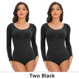 Seamless Tummy Control Long Sleeve Body Shaper