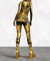 Women's 3D Print Goddess Jumpsuit Catsuit Costume