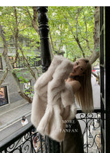Women's Faux Fur Winter Jacket with Pockets