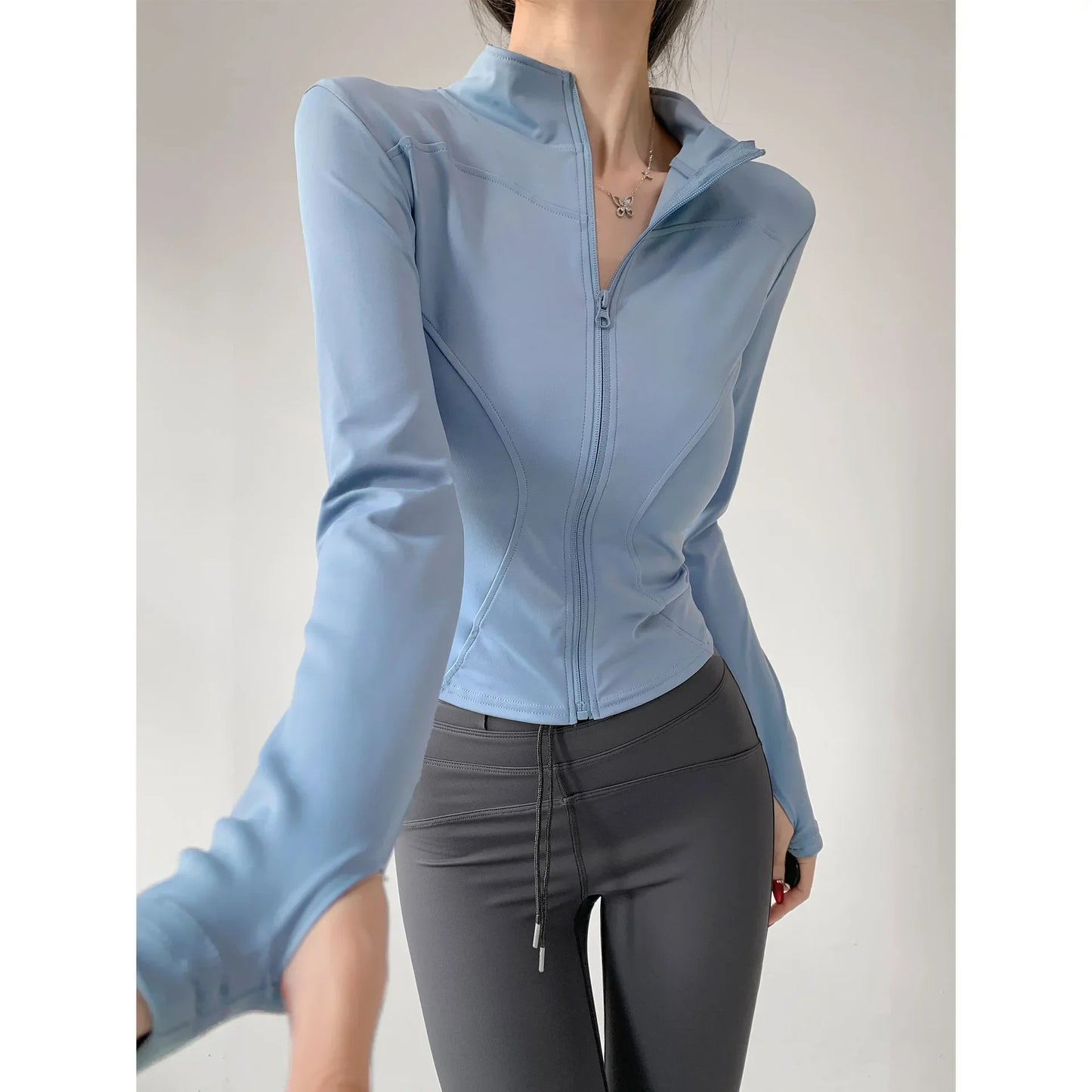 Quick-Dry Performance Yoga Jacket