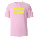 Stop Wars Graphic Cotton T-Shirt