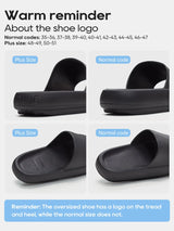 UTUNE Men’s Non-slip Slides Summer Indoor Slippers, Thick Sole Breathable Soft Sandals, Comfy Casual Home House Footwear