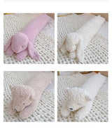 Long Rabbit Plush Body Pillow Large Cute Bear Stuffed Rabbit Sleeping Cushion Decorative Body Pillow Chair Back Cushion Decor