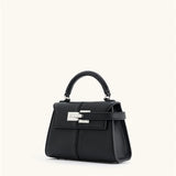 Elise Designer Tote – Premium Denim Blue Genuine Leather Crossbody Bag