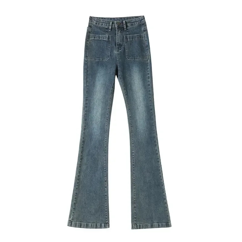 Women's High-Waist Stretch Bootcut Jeans